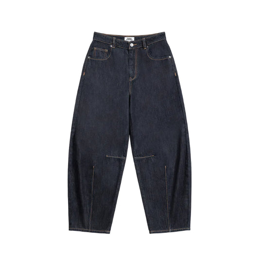 Structured Barrel Jeans