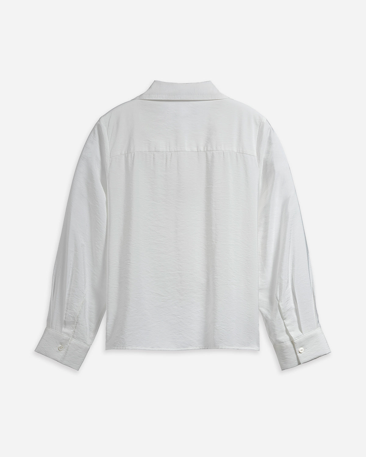 Fluid Scarf Collar Shirt