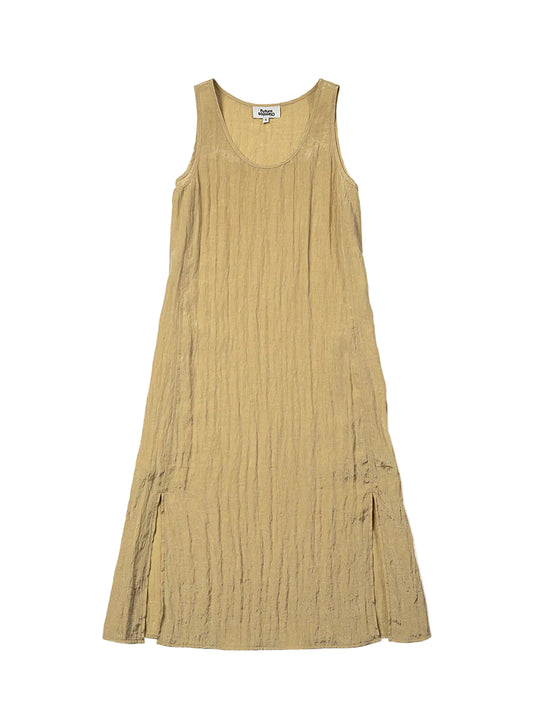 Crinkle Slit Dress