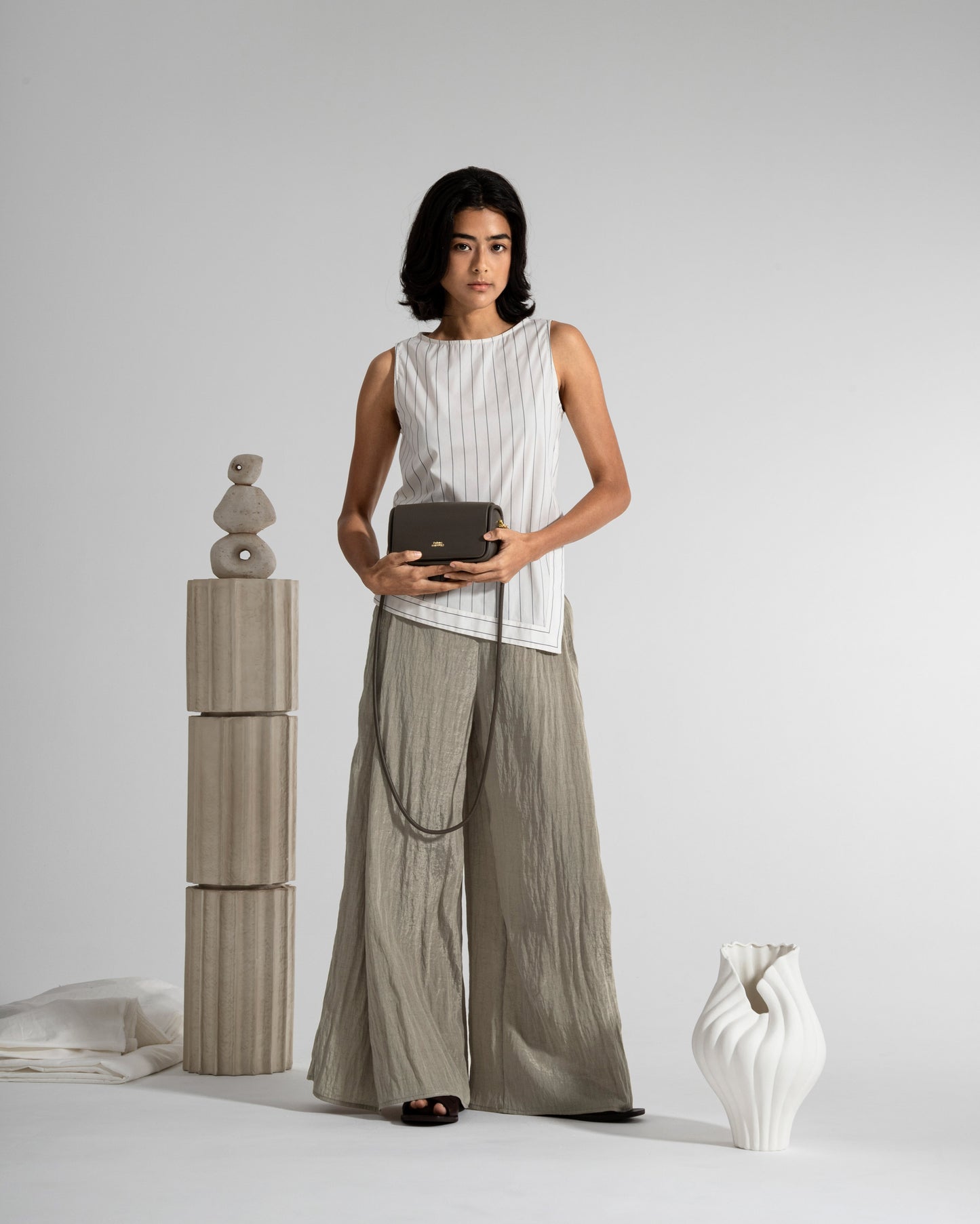 Crinkle Fluid Pants
