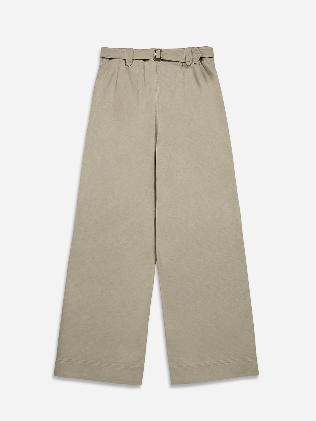 Belted Wide Leg Pants