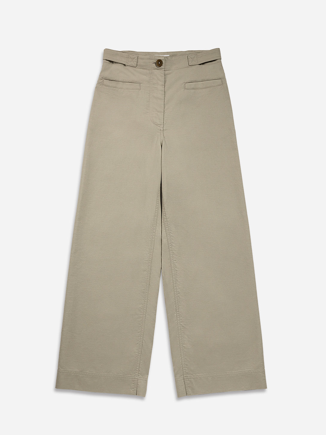 Belted Wide Leg Pants