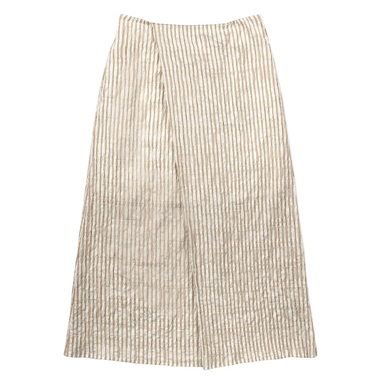 Striped Overlap Skirt