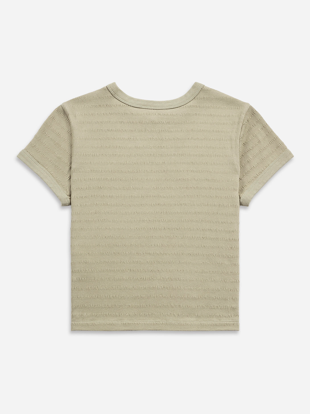 Slim Tee Jacquard Rib