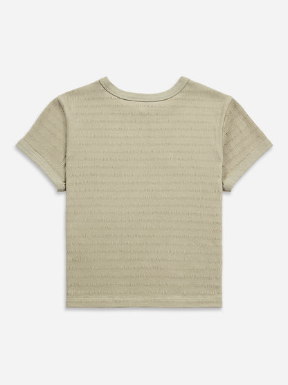 Slim Tee Jacquard Rib