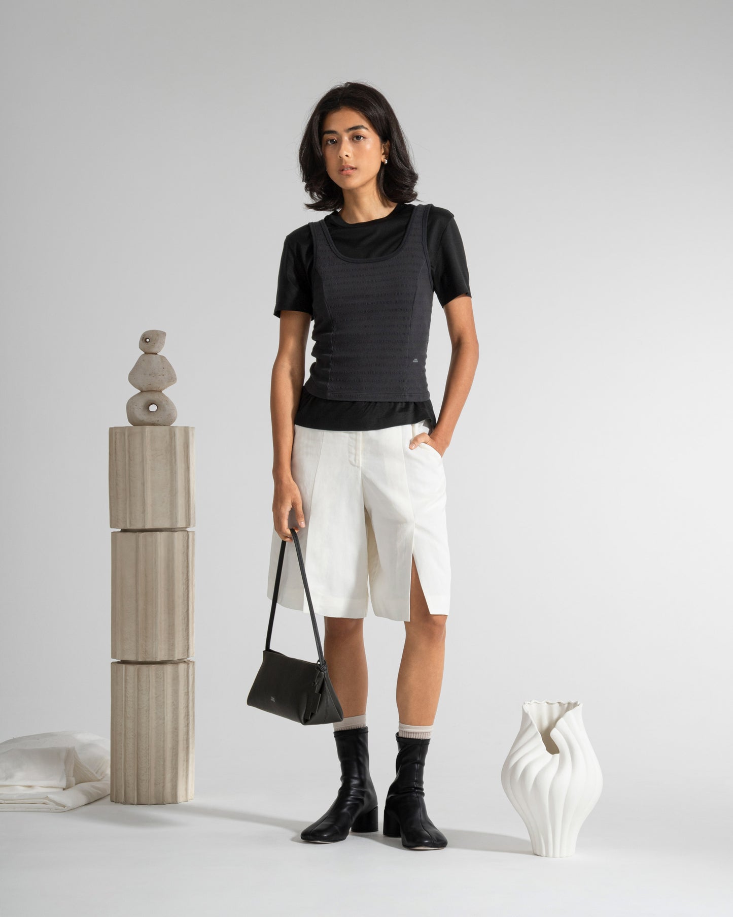 Essential Tank Jacquard Rib