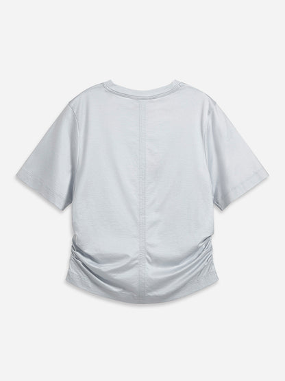 Gathered Waist SS Tee