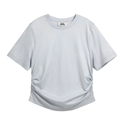 Gathered Waist SS Tee