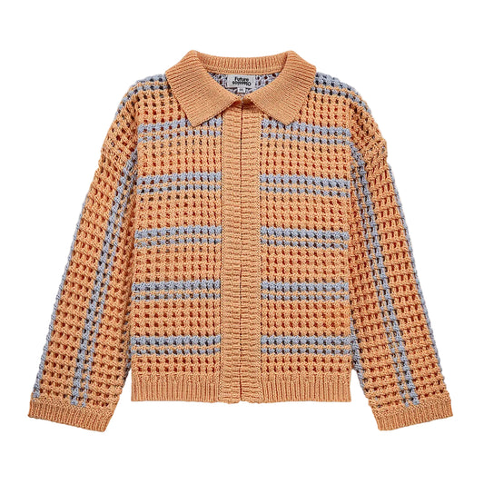 Striped Cocoon Cardigan