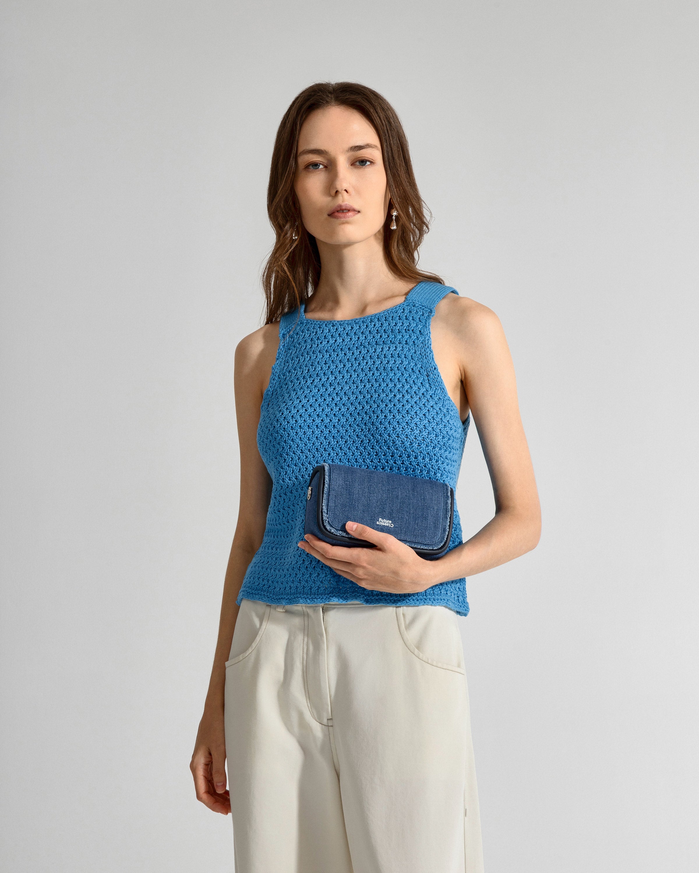 Mini Loaf Denim Crossbody – kapok
