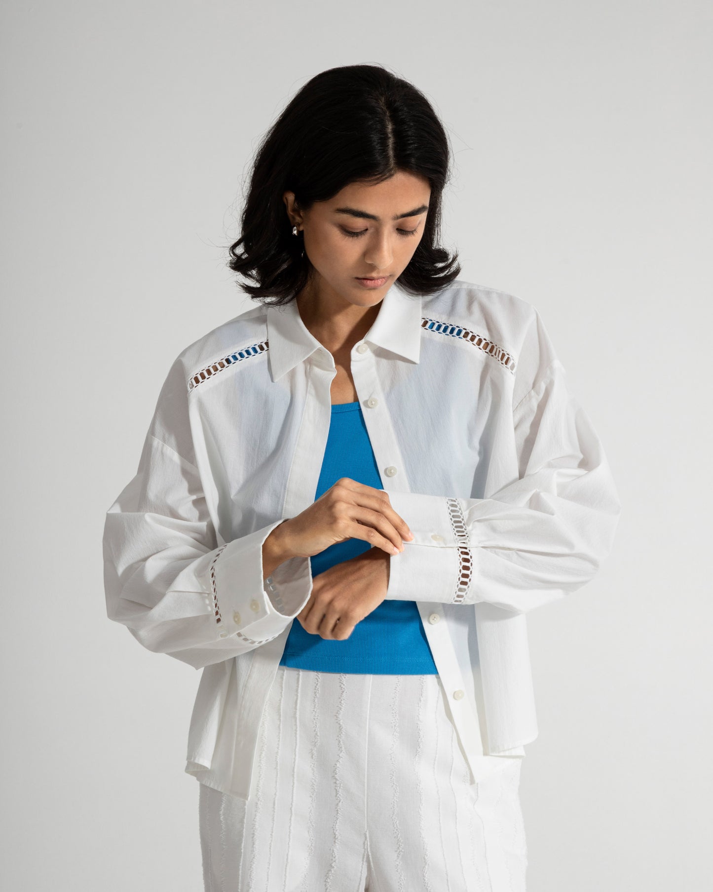Stencils Trim Shirt