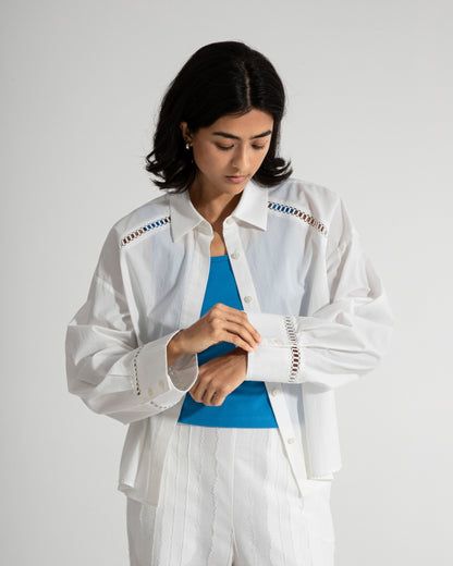 Stencils Trim Shirt