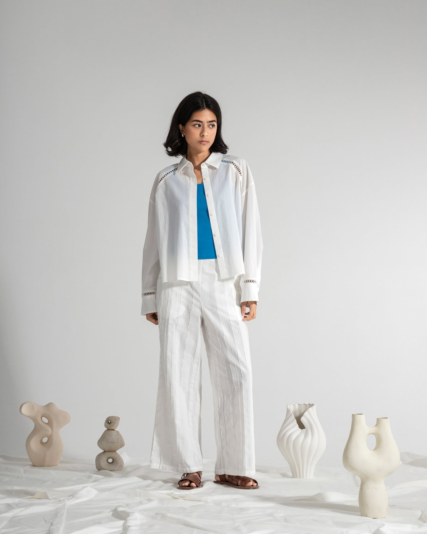 Stencils Trim Shirt