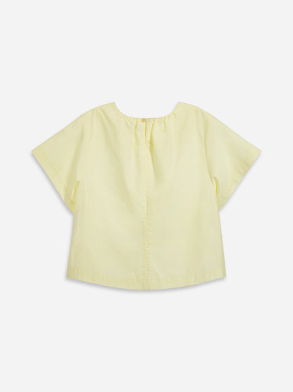 Gathered Neck SS Top