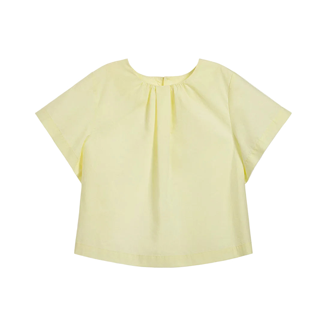 Gathered Neck SS Top