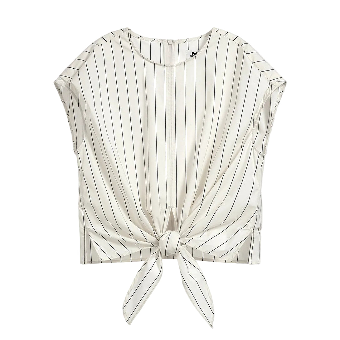 Striped Tie Waist Top