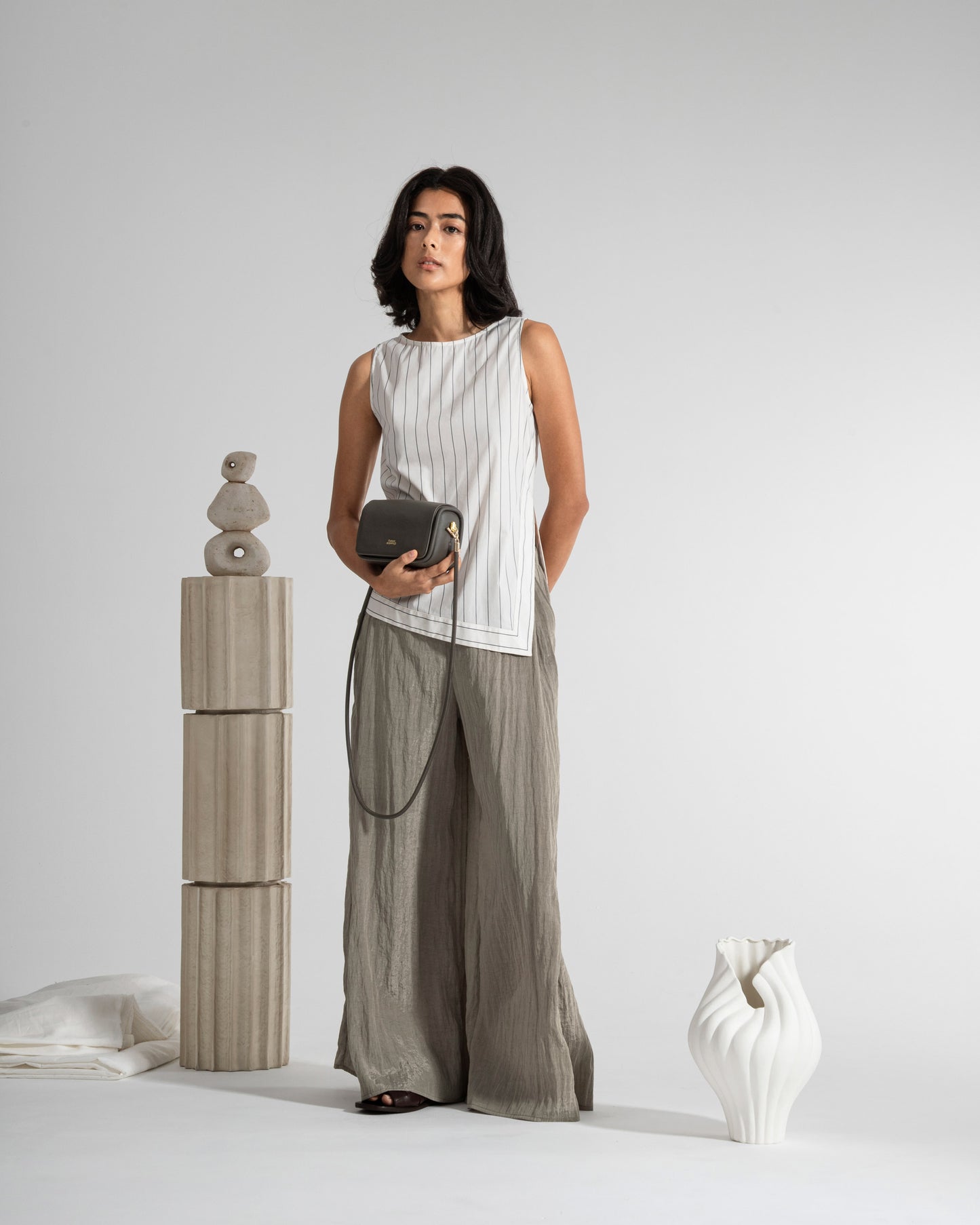 Striped Asymmetric Tank