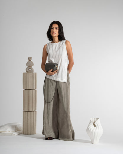 Striped Asymmetric Tank