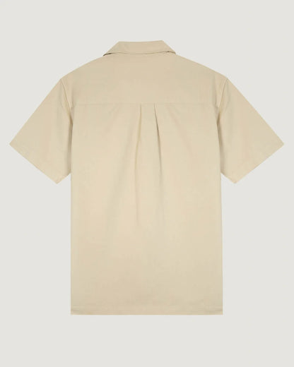 Flower Germain Linen And Cotton Shirt Sandstone