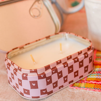 Bistro 4.5oz/127G Gingerbread Printed Tin Candle - Gingerbread