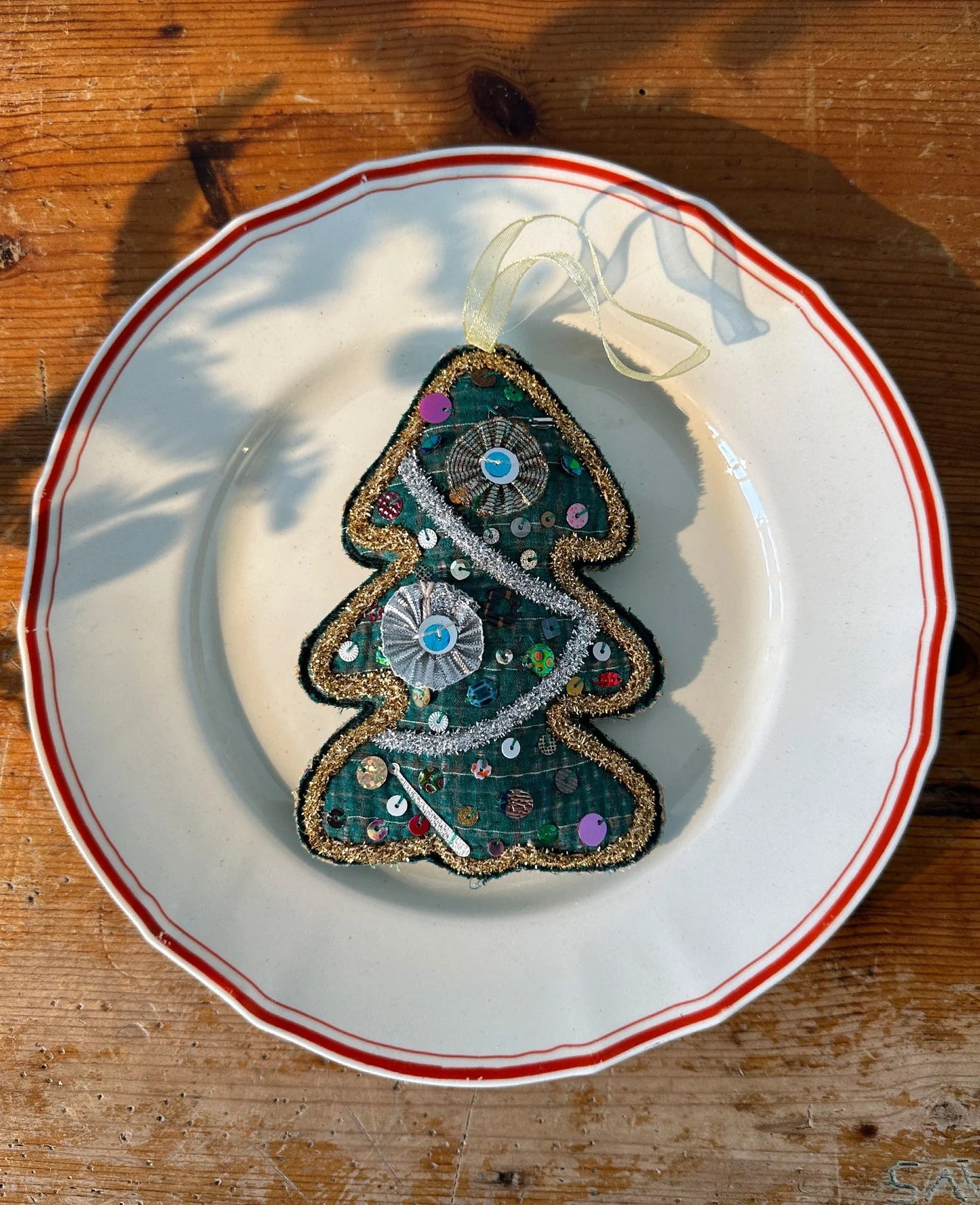 Glitter Tree Ornament