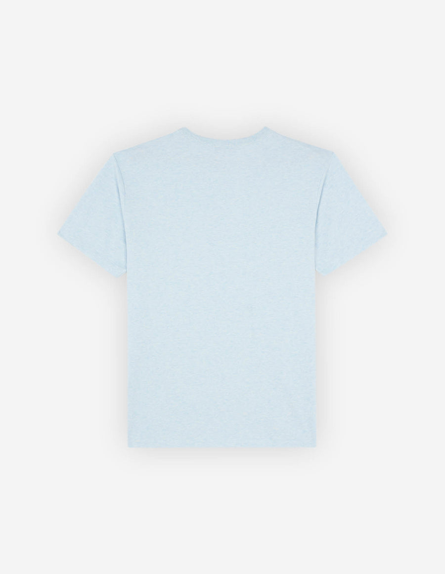 Grey Fox Head Patch Classic Tee-shirts Blue Haze Melange (men)