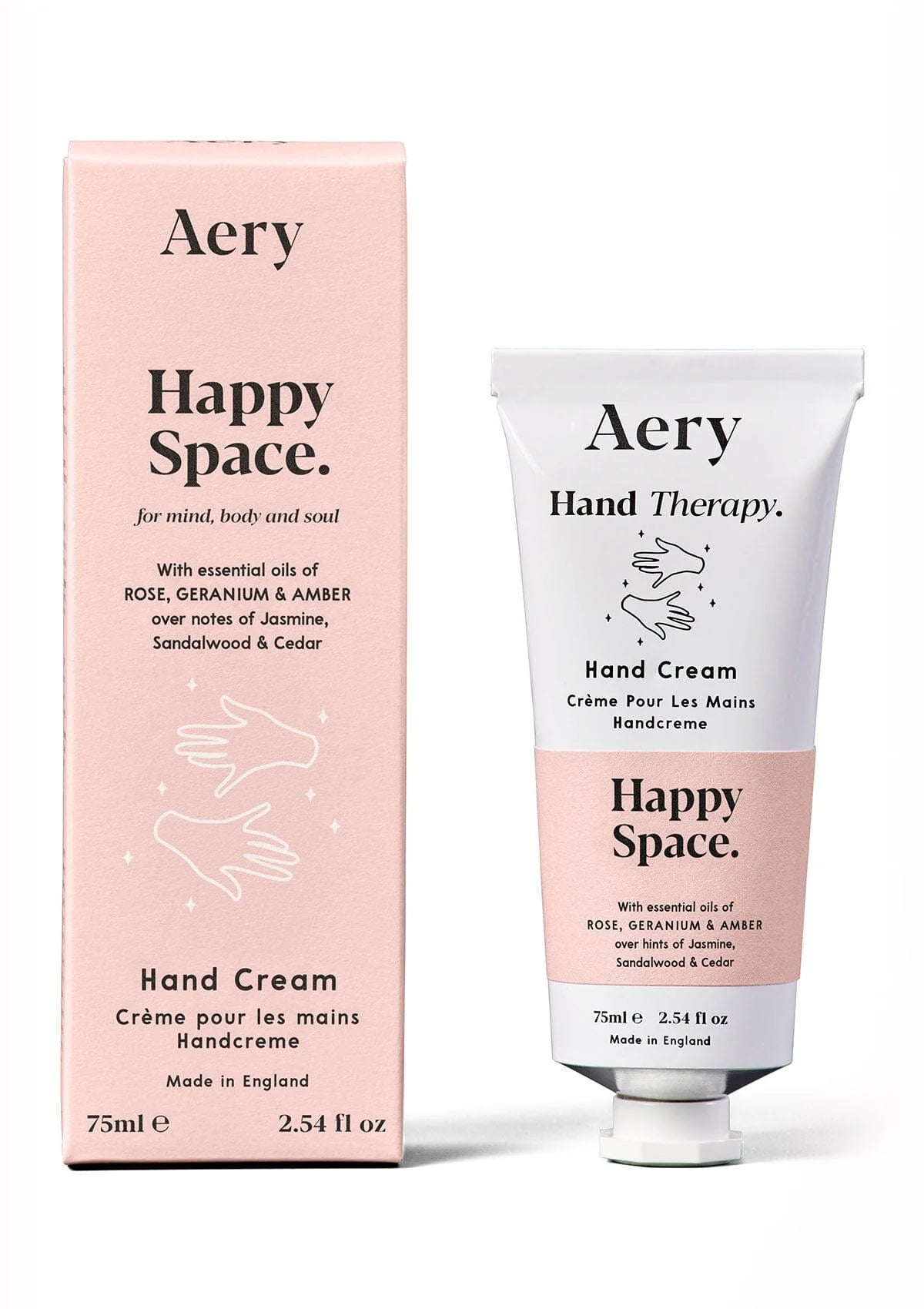 Happy Space Hand Cream - Rose Geranium And Amber