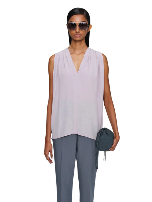 Grey Viscose Top