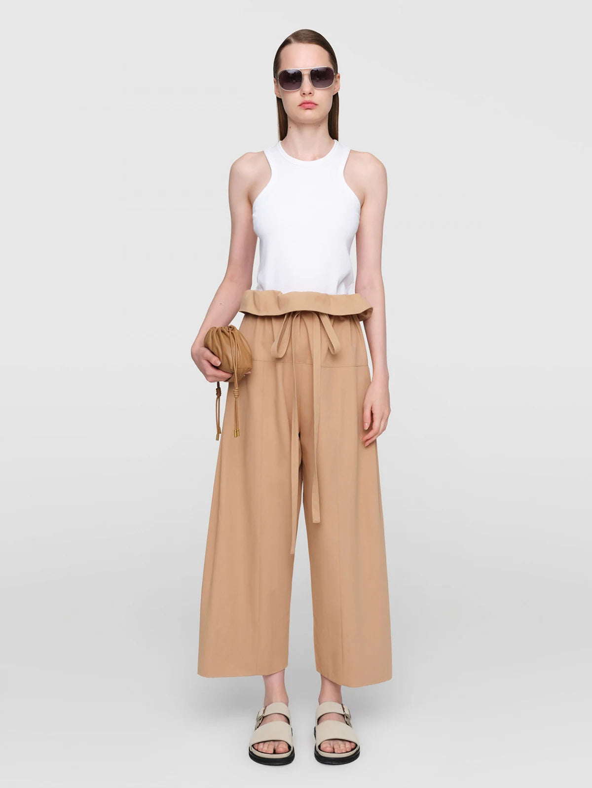 PORTSMOUTH Cotton Pants Sand