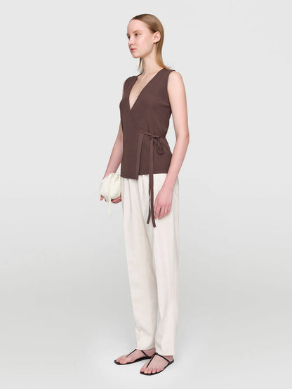 Taupe CEYLON Knit Top