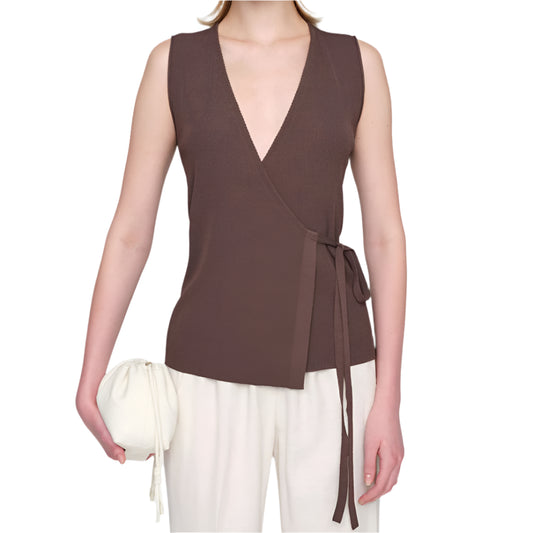 Taupe CEYLON Knit Top