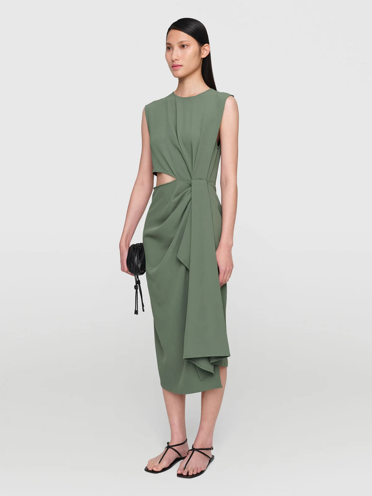 Tri Acetate "Seymour" Dress Pistachio