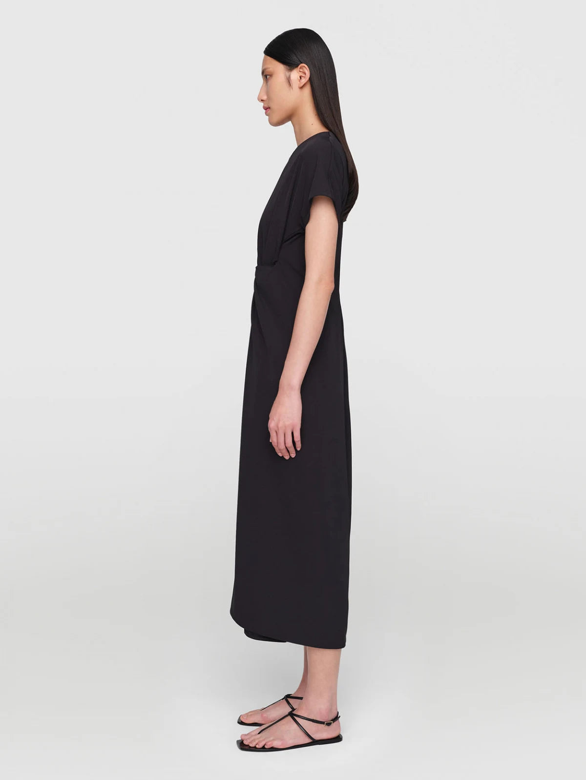 Tri Acetate "Judith" Dress Black