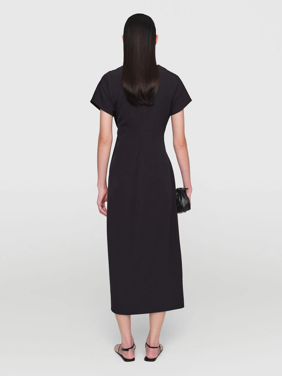 Tri Acetate "Judith" Dress Black