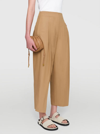 Cotton Twill "Caeman" Pants Camel