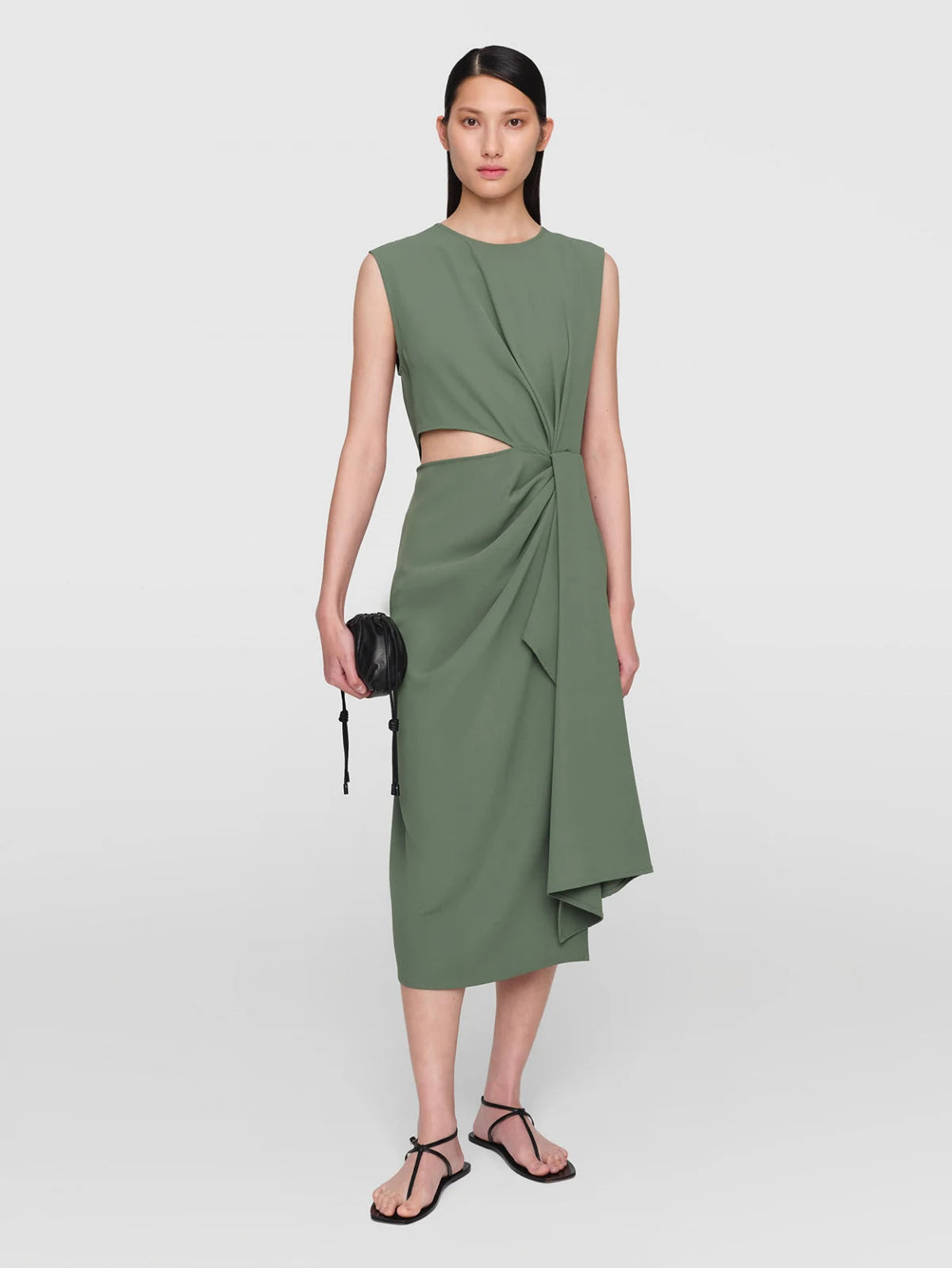 Tri Acetate "Seymour" Dress Pistachio