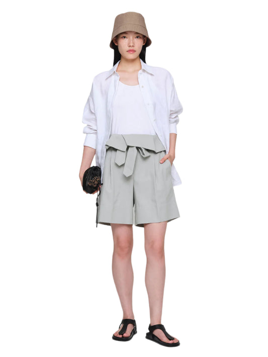 Celadon Wales Cotton Shorts