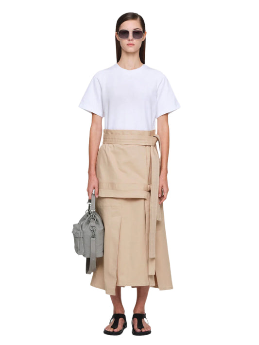 Sand ANIELA Cotton Twill Dress