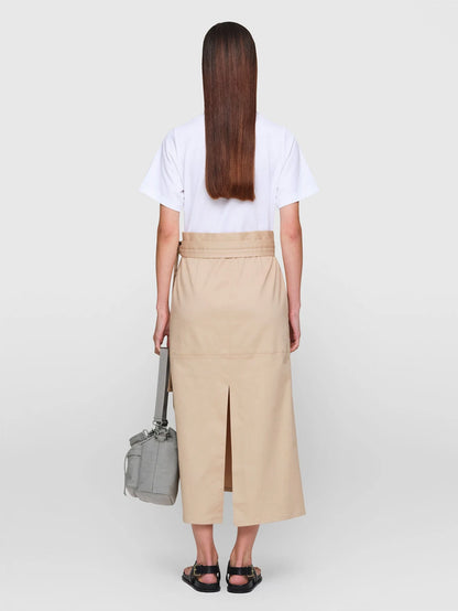 ANIELA Cotton Twill Dress Sand