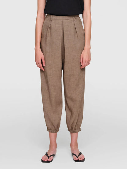 HEIDI Summer Suiting Pants Sand Marl