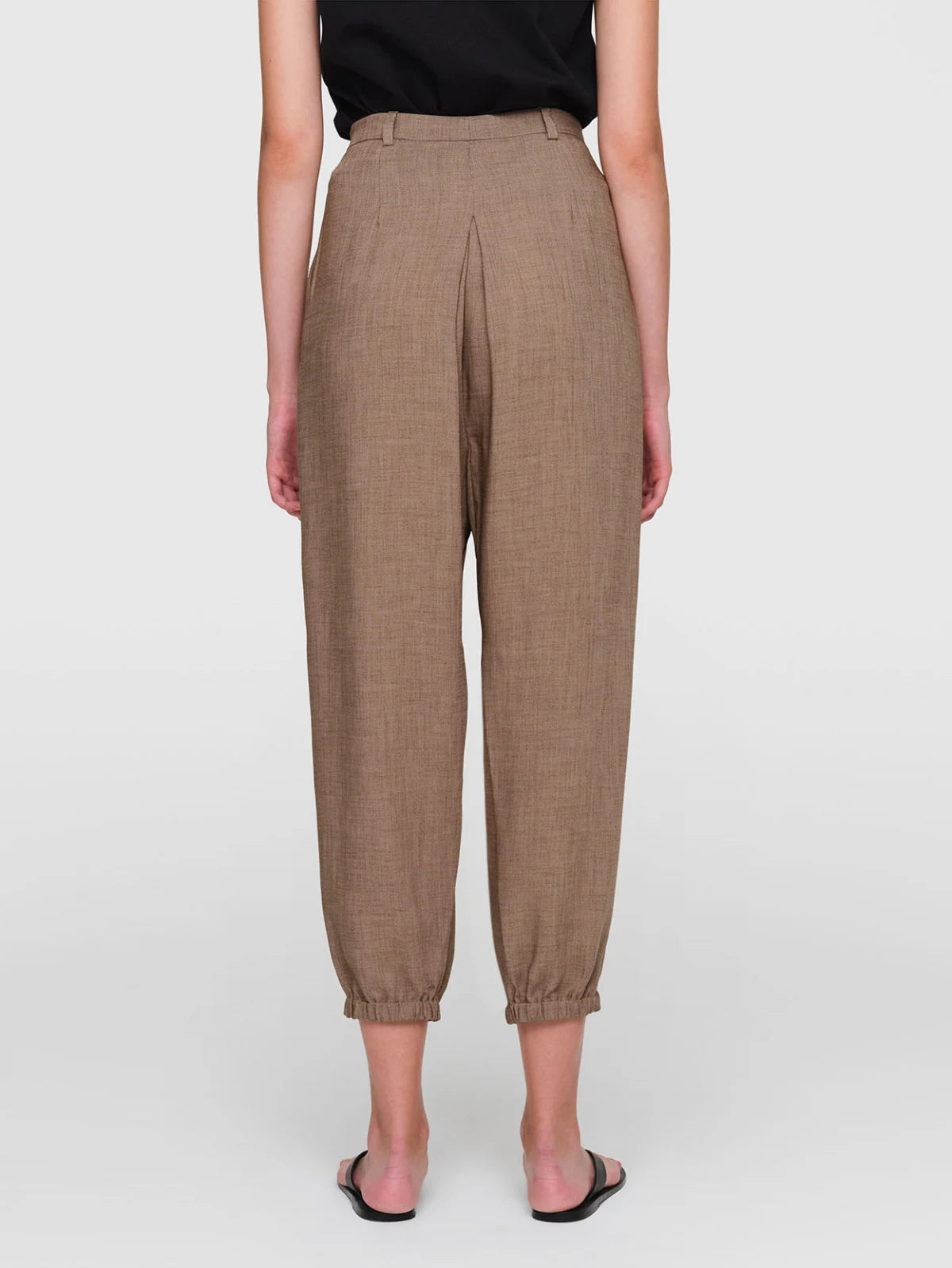 HEIDI Summer Suiting Pants Sand Marl