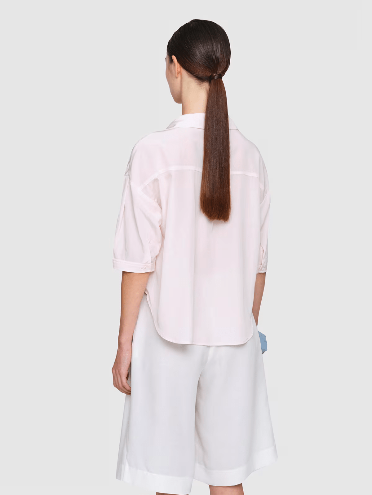 Cotton Rayon "Raschelle" Shirt Blush