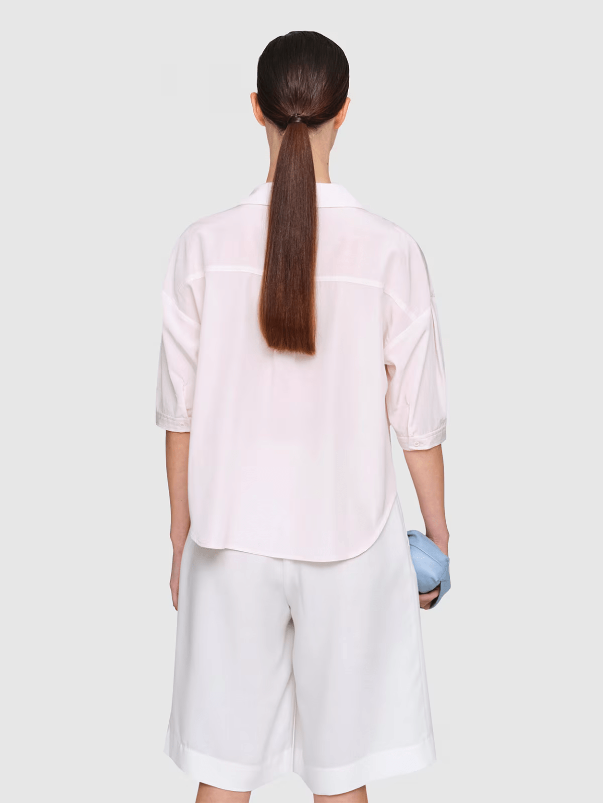 Cotton Rayon "Raschelle" Shirt Blush