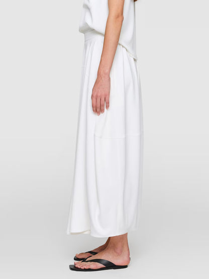 Tri Acetate "ima" Skirt White