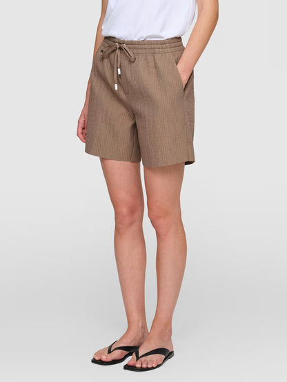 Corrugated Cotton "Philip" Shorts Khaki