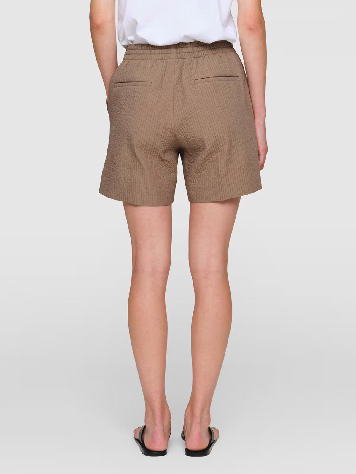 Corrugated Cotton "Philip" Shorts Khaki