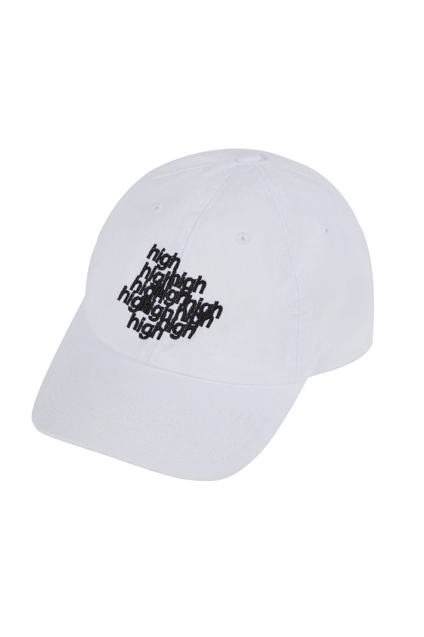 The High Baseball Hat In White