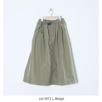 Oversized Cargo Skirt (W)-Light Beige