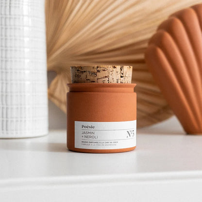 Candle Terracotta : Parfum No.5 - Jasmine + Neroli