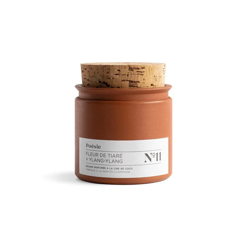 Candle Terracotta : Parfum No.11 - Tiare Flower + Ylang-Ylang